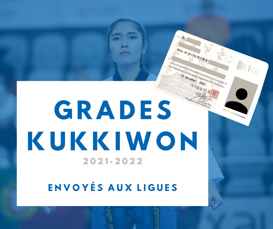 Grade kukkiwon on sale